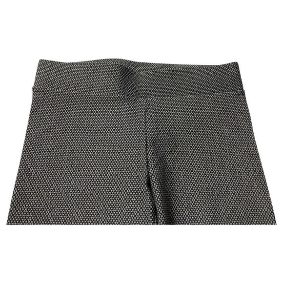 Loft Women's Large Legging Pants Black/Gray Pull On Stretch Zip Ankle NWOT - Picture 3 of 7